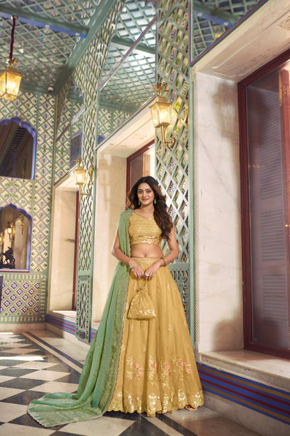 Sunlit Grace Lehenga