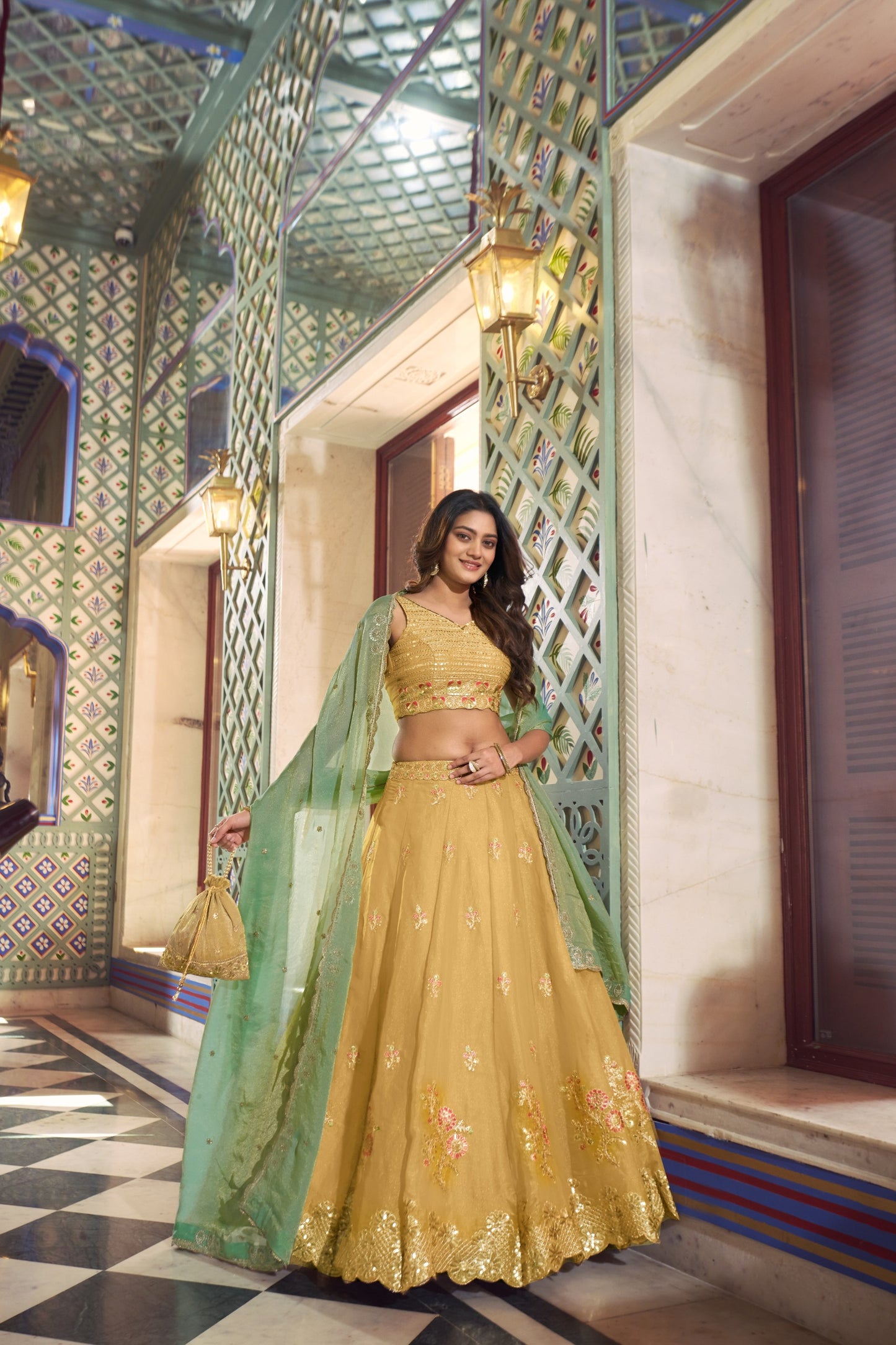 Sunlit Grace Lehenga