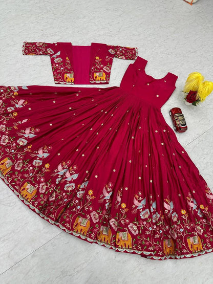 New Gown Jacket Set