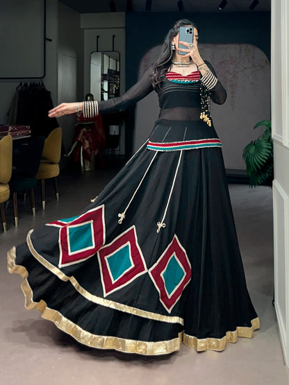 Marble Navratri Outfit