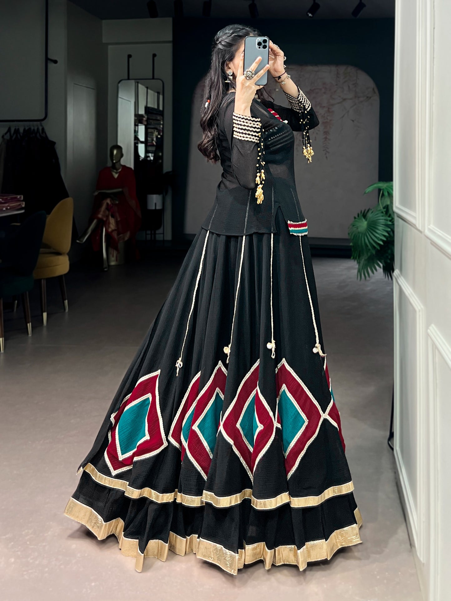 Marble Navratri Outfit