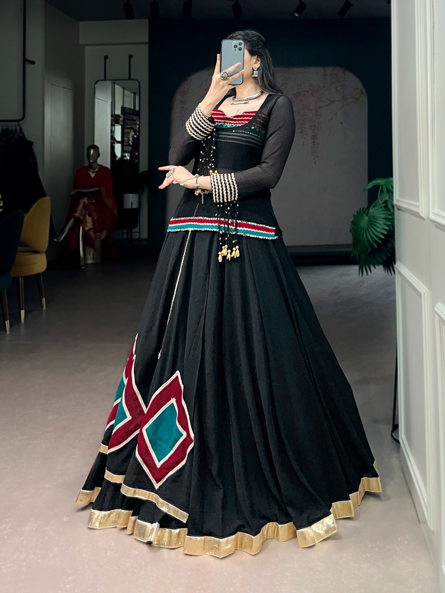Marble Navratri Outfit