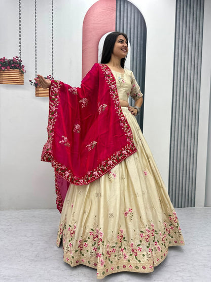 New Designer Chinon Lehenga Choli
