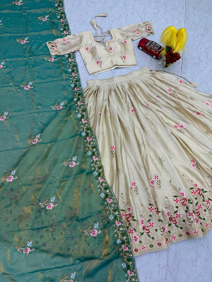 New Designer Chinon Lehenga Choli