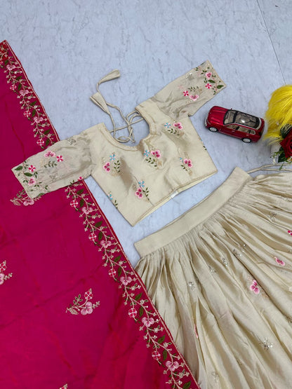 New Designer Chinon Lehenga Choli