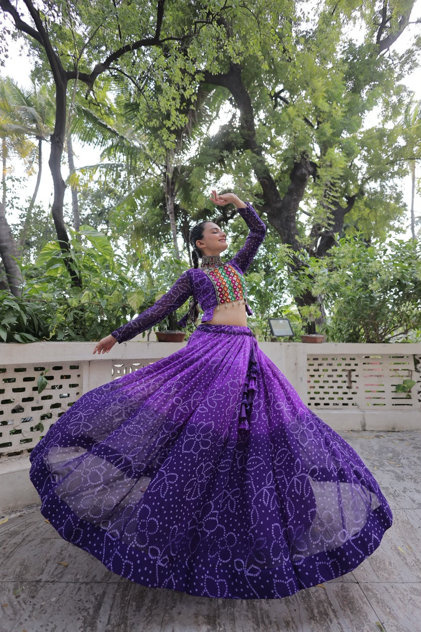 Bandhej with Kutchi Concept | Navratri
