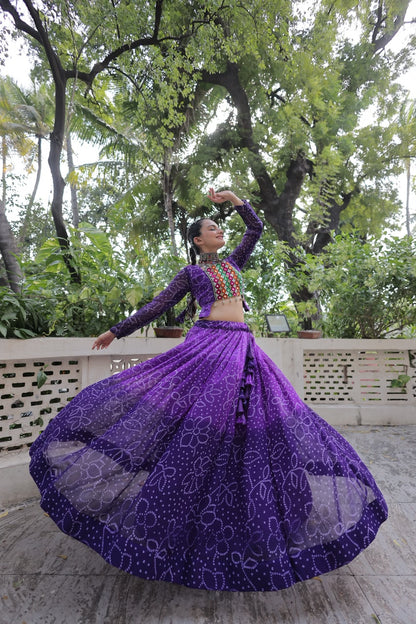 Bandhej with Kutchi Concept | Navratri