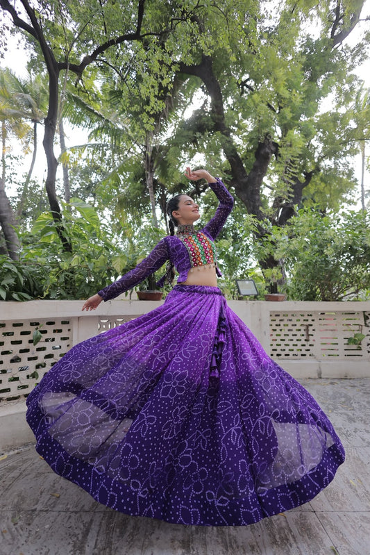 Bandhej with Kutchi Concept | Navratri