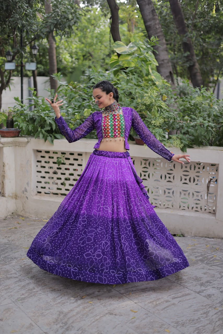 Bandhej with Kutchi Concept | Navratri