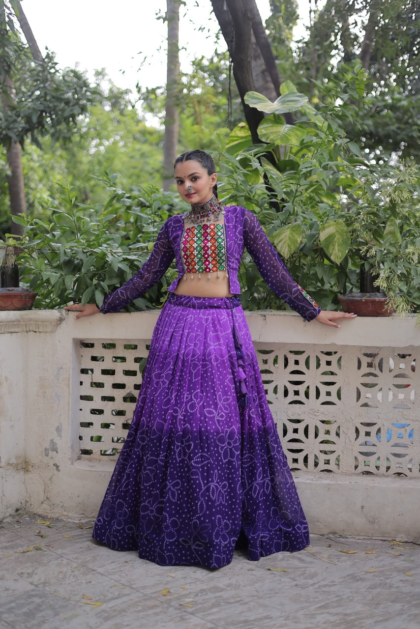 Bandhej with Kutchi Concept | Navratri