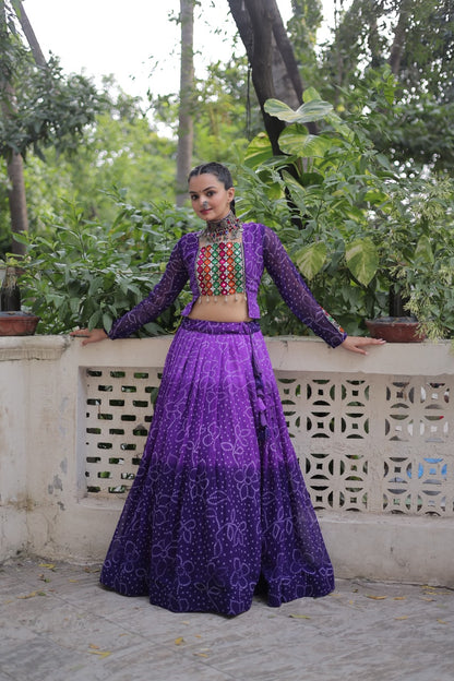Bandhej with Kutchi Concept | Navratri