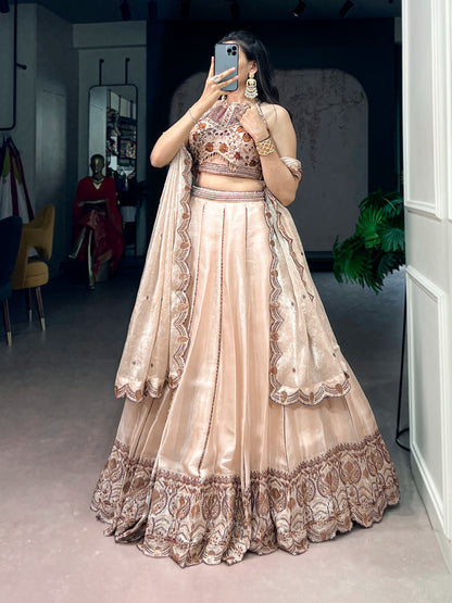 Wedding Special Spider Crush Lehenga
