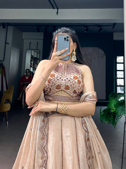Wedding Special Spider Crush Lehenga