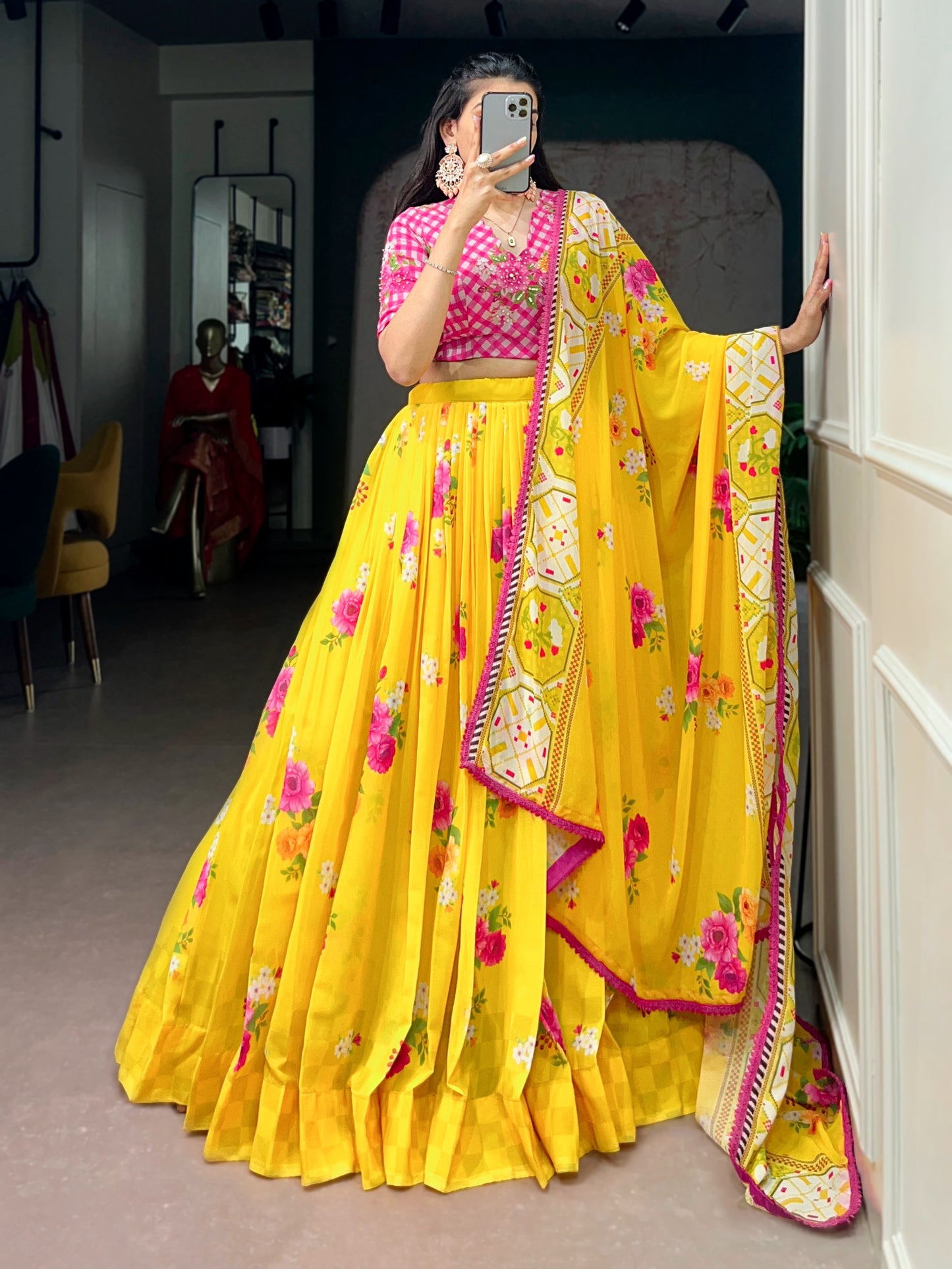Florat Lehenga Set