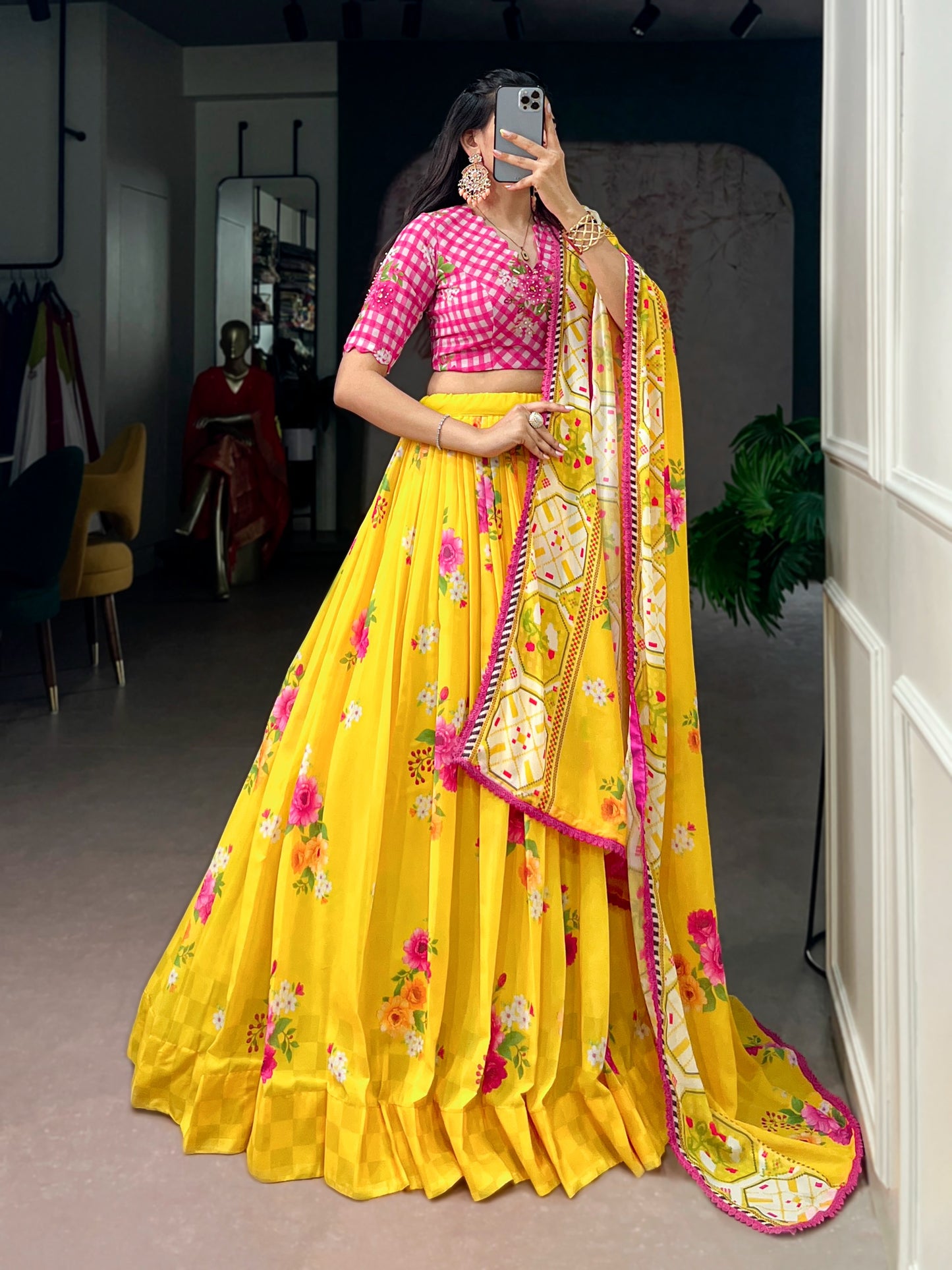 Florat Lehenga Set