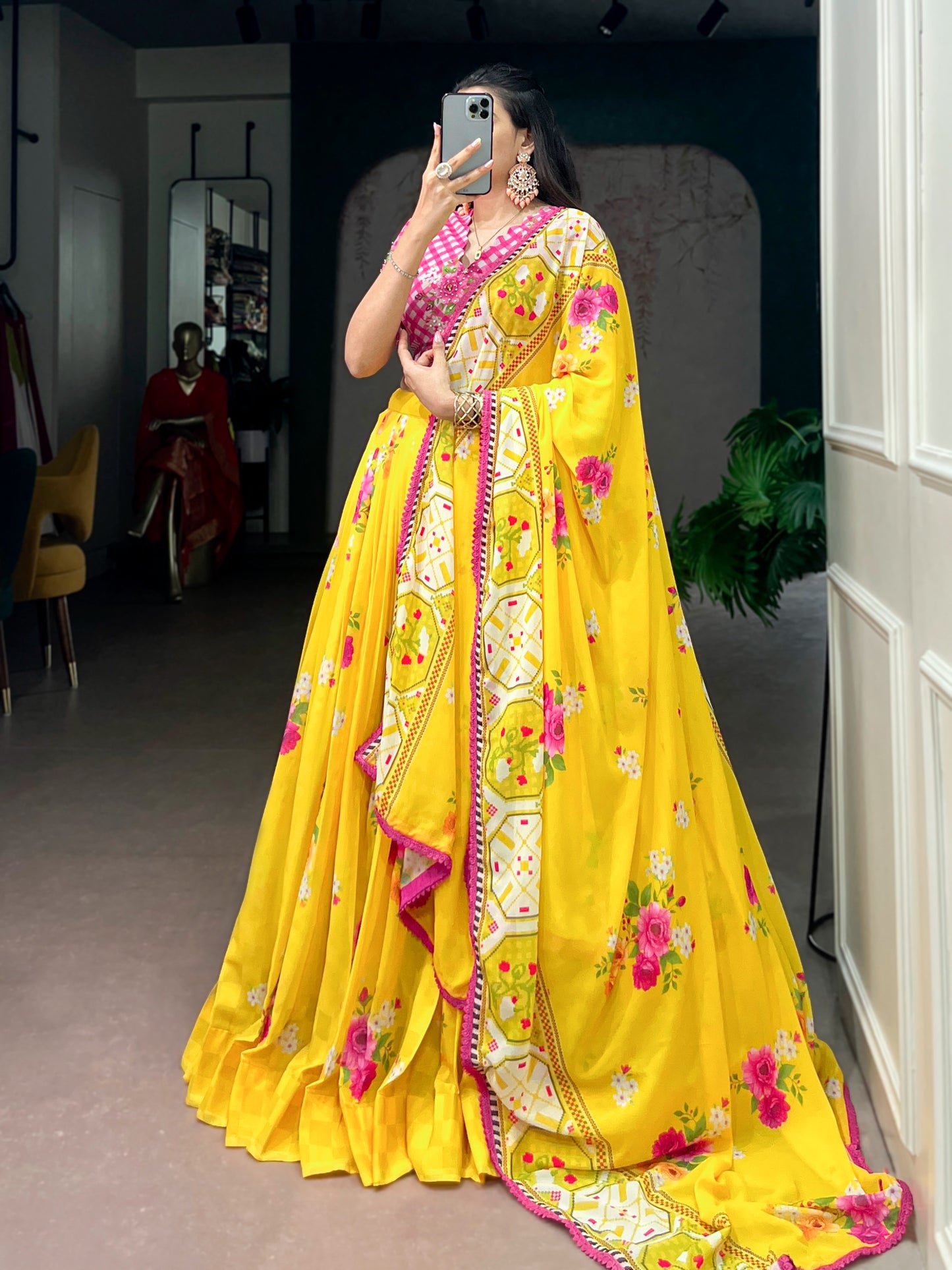 Florat Lehenga Set