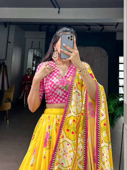 Florat Lehenga Set