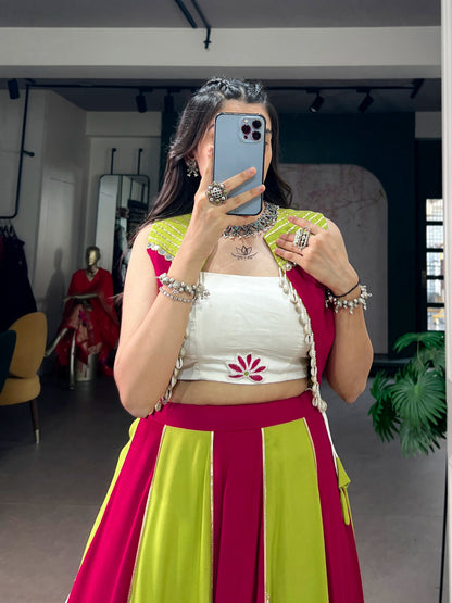 Pure Reyon Navratri Three Piece Set