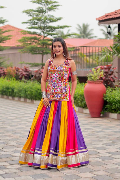 Navratri Special Gamthi Lehenga Choli