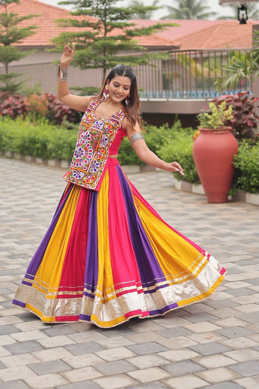 Navratri Special Gamthi Lehenga Choli