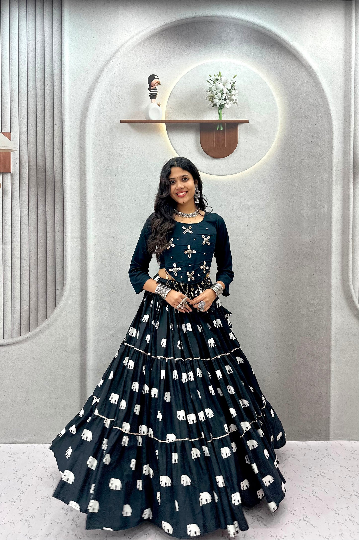 Navratri Special Hand Work Lehenga choli