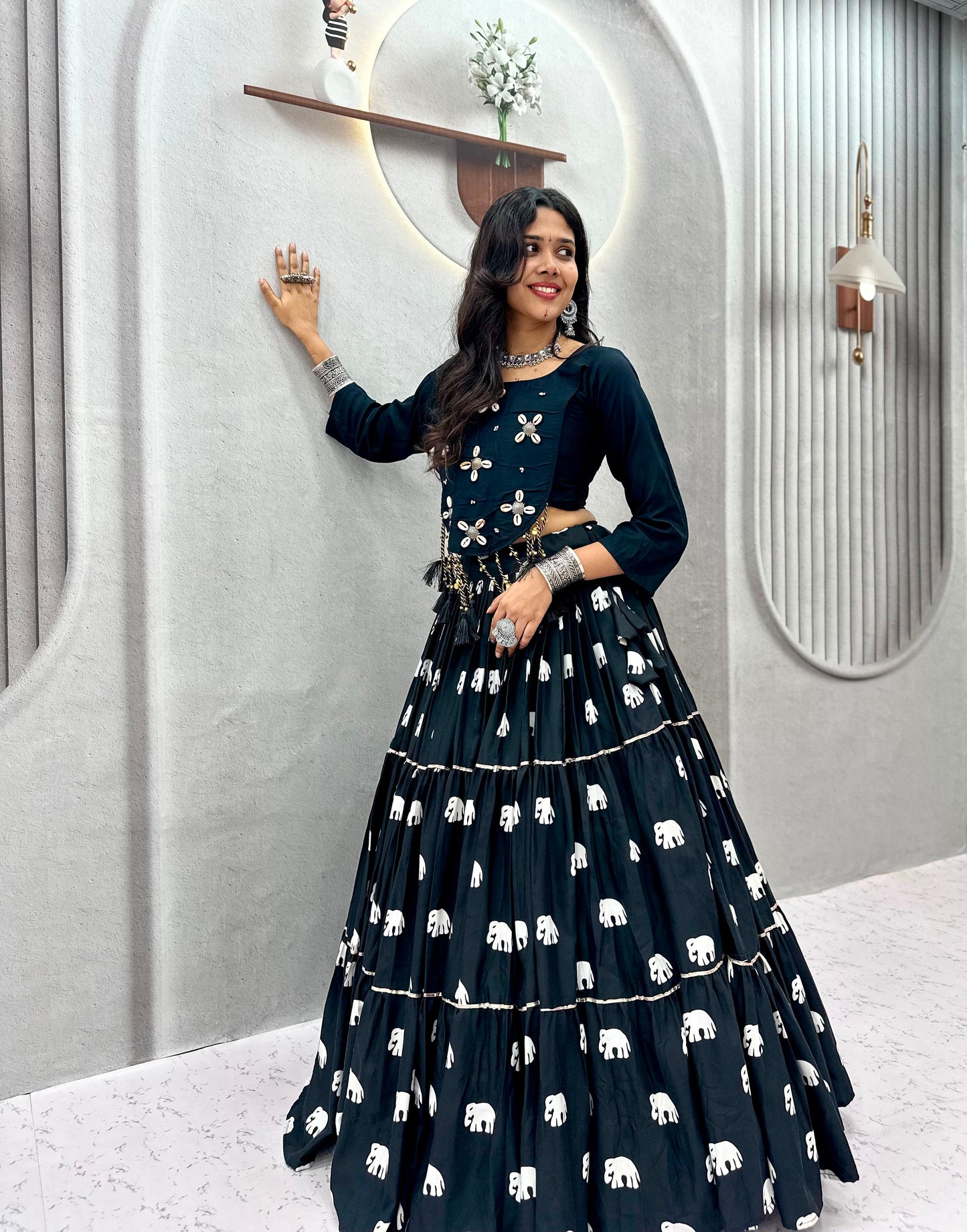 Navratri Special Hand Work Lehenga choli