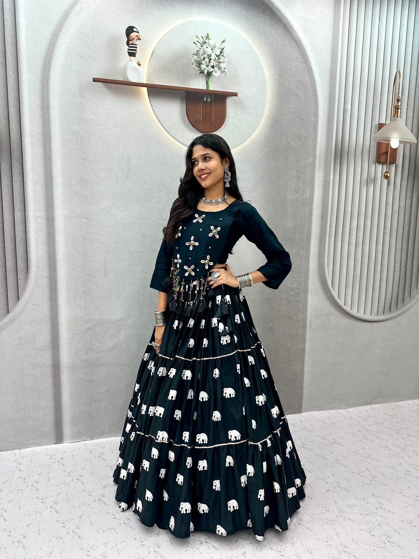 Navratri Special Hand Work Lehenga choli