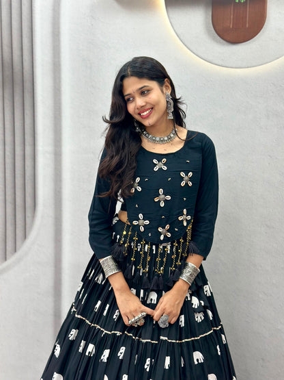 Navratri Special Hand Work Lehenga choli