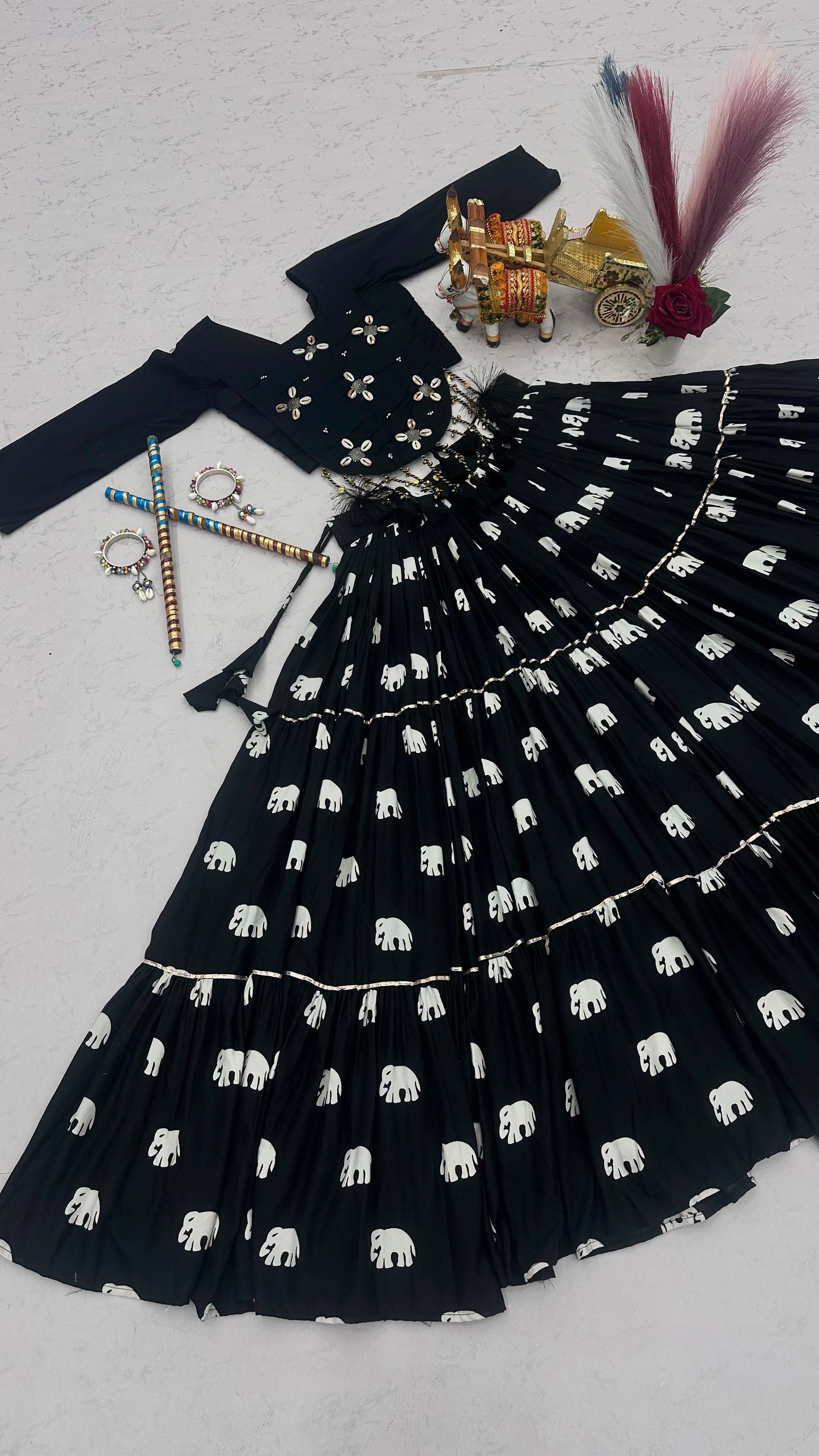 Navratri Special Hand Work Lehenga choli