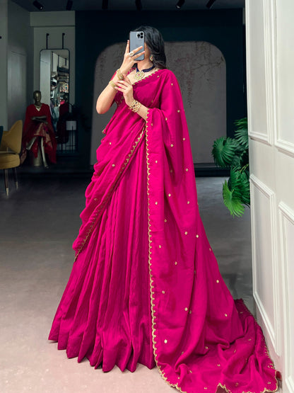 Emerald Royal Elegance | Wedding NC Silk Lehenga |
