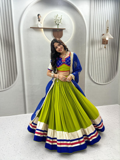 Cotton with Vintage Navartri Outfit