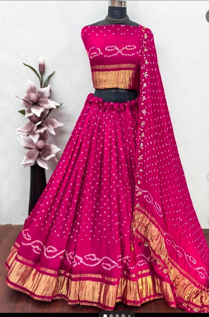 Pure Modal Silk Lehenga Choli