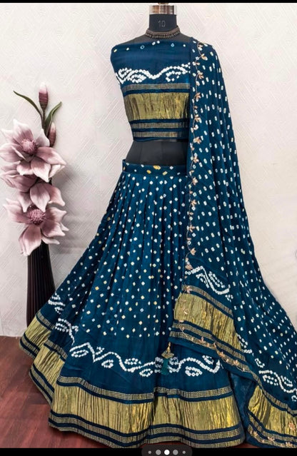 Pure Modal Silk Lehenga Choli