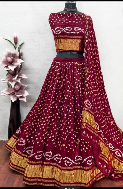 Pure Modal Silk Lehenga Choli