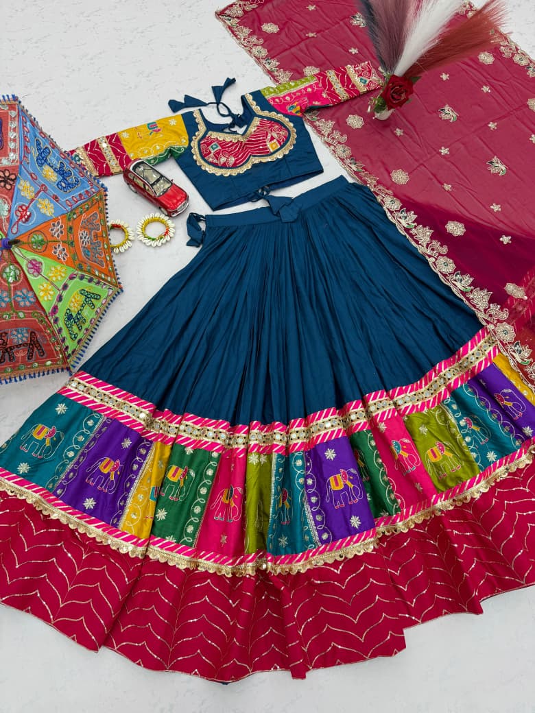 Navratri Cotton with Vintage Concept