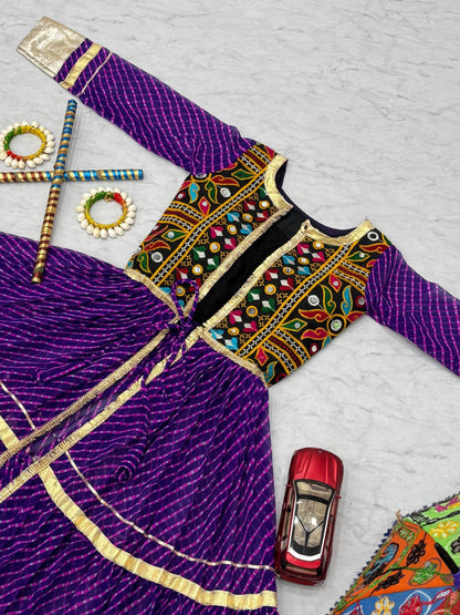 Garba Queen Designer Long Shrug Set