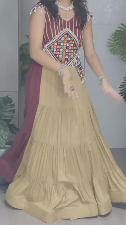 Classic Chocolate Color Chaniya Choli