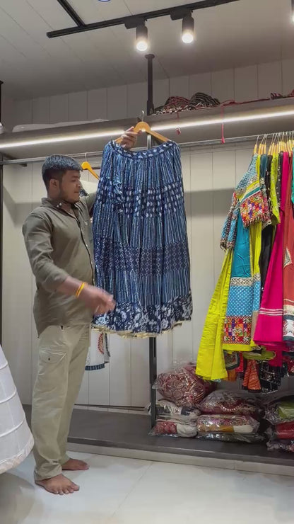 Denim Lehnega Choli