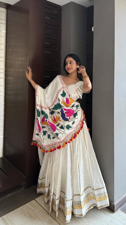 Premium Paint Work Outfit | Designer Festive Wear