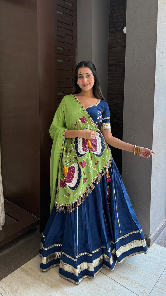 Premium Paint Work Outfit | Designer Festive Wear