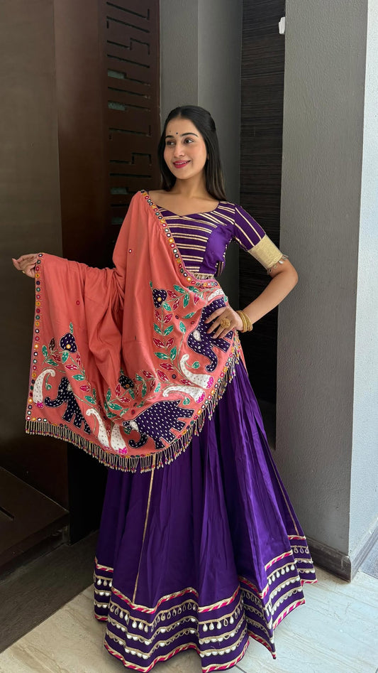 Premium Paint Work Outfit | Designer Festive Wear