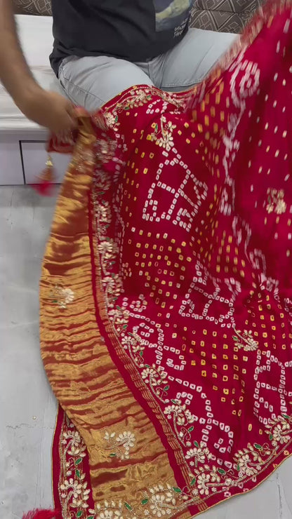 Ek Dani Bandhani  Saree